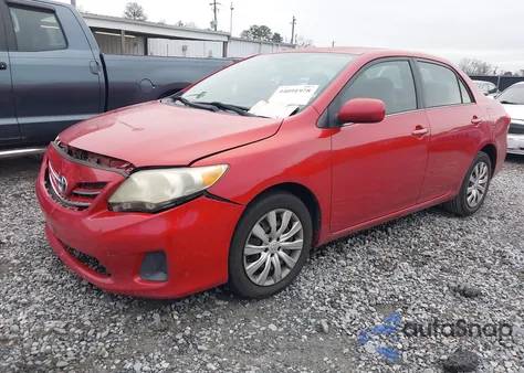 2013 Toyota Corolla Le из США, поврежденный, VIN 5YFBU4EE8DP151060